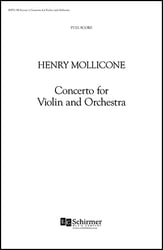 Concerto for Violin and Orchestra Orchestra Scores/Parts sheet music cover